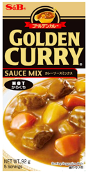 Golden Curry Hot (ostre) 92 g - S&B - danie w 30 min