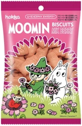 Herbatniki muminki Moomin Berry Biscuits jagodowe 60g - Hokka