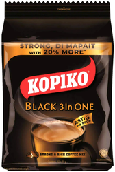Kawa rozpuszczalna instant 3w1 Kopiko Black, 10 x 30g