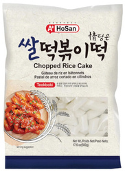 Kluski ryżowe do tteokbokki krojone, małe słupki A+ 500g - HoSan