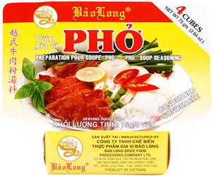 Kostki bulionowe PHO BO, wołowe 75g -  Bảo Long