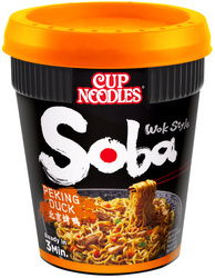 Original Nissin Cup Noodles, soba o smaku kaczki po pekińsku 87g - Nissin