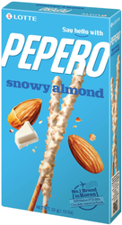 Paluszki Pepero Snowy Almond z migdałami 32g - LOTTE