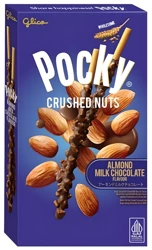 Paluszki Pocky Crushed Nuts Almond Milk Choco z migdałami 25g - Glico