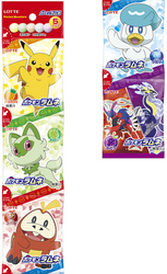 Pokemon Ramune Candy, cukierki pudrowe w 5 smakach 60g - Pokemon x LOTTE