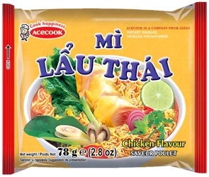 Zupa Mi Lau Thai Chicken kurczakowa 78g - Acecook