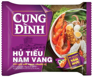 Zupa instant Hu Tieu Nam Vang o smaku owoców morza 78g - Cung Dinh