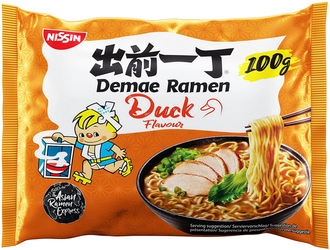 Zupa makaronowa Demae Ramen o smaku kaczki 100g - Nissin