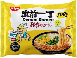 Zupa makaronowa Demae Ramen o smaku miso 100g - Nissin