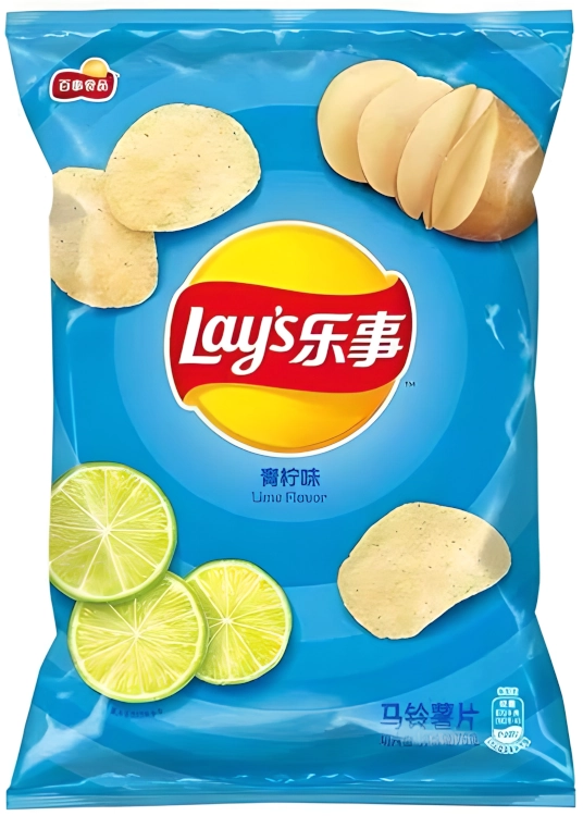 Chipsy ziemniaczane Lime Flavor o smaku limonki 70g - Lay's