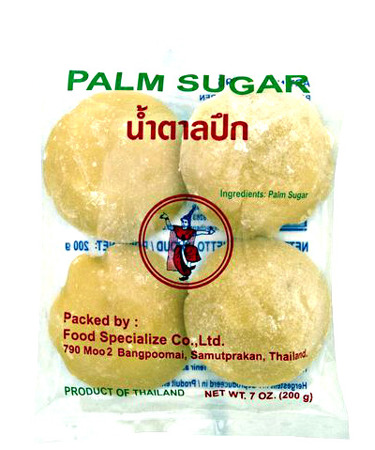 Cukier palmowy, bryłki 200g - Thai Dancer