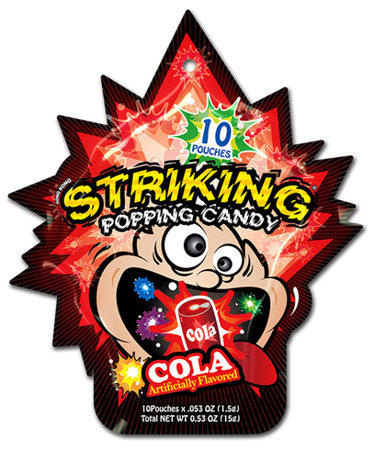 Cukierki strzelające Popping Candy Cola 15g - Striking