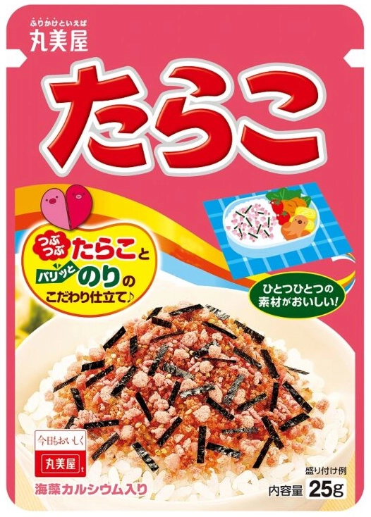 Furikake Tarako, posypka do ryżu wzbogacana 25g - Marumiya