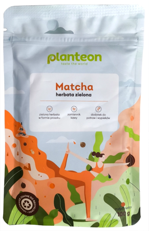 Herbata zielona Matcha w proszku 100g - Planteon