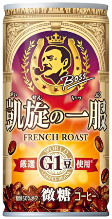 Kawa BOSS French Roast Gaisen no Ippuku G1 185ml - Suntory