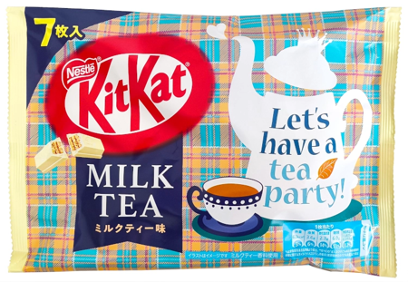 KitKat Mini Milk Tea o smaku mlecznej herbaty, torebka 7 sztuk 81,2g - Nestlé