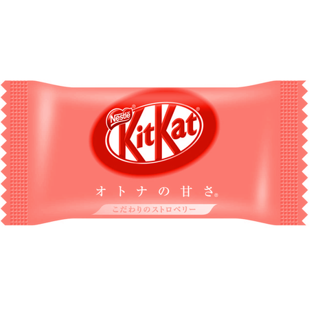 KitKat Mini Otona-no-Amasa o smaku truskawkowym, 2 paluszki 11,3g - Nestlé