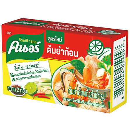 Kostki bulionowe Tom Yum, ostro-kwaśne 24g - Knorr
