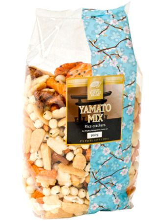 Krakersy ryżowe Arare, snack miks Yamato 300g - Golden Turtle Brand