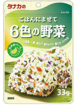 Maze Gohan, posypka do ryżu z warzywami i shiso 33g - Tanaka