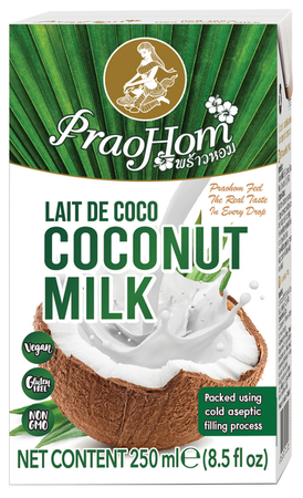 Mleko kokosowe (82%) 250ml w kartonie - PraoHom