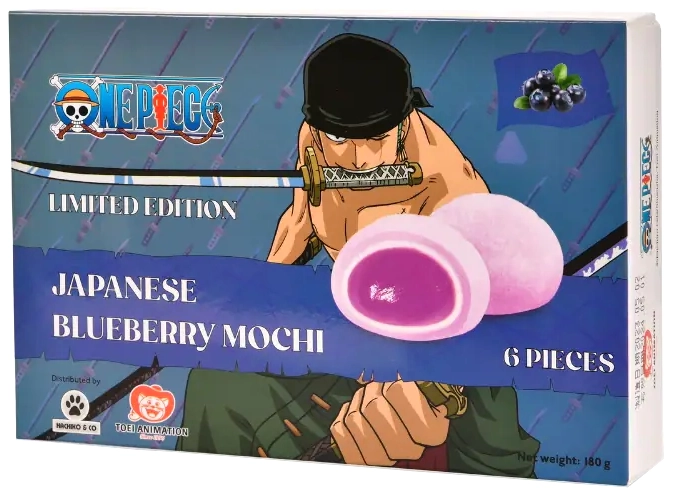 Mochi One Piece Limited Edition Blueberry jagodowe 180g - Bamboo House