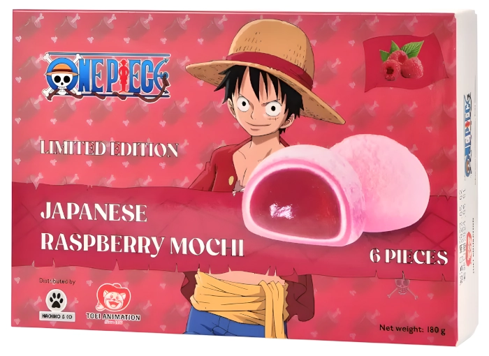 Mochi One Piece Limited Edition Raspberry malinowe 180g - Bamboo House