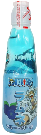 Napój Ramune Blueberry One Piece Luffy 200ml - Hata Kosen