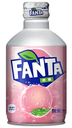 Napój gazowany brzoskwiniowy aluminiowa butelka 300ml - Fanta