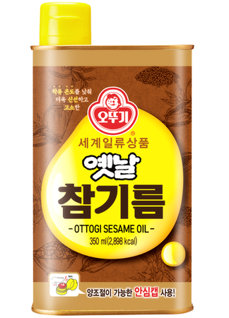 Olej sezamowy Old Style z prażonych ziaren 350ml - Ottogi