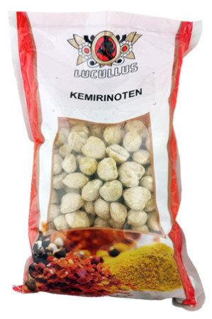 Orzechy kemiri, kirimi (candlenuts) całe 100g - Lucullus