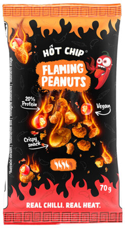 Orzeszki ziemne w panierce Flaming Peanuts 70g - Hot Chip