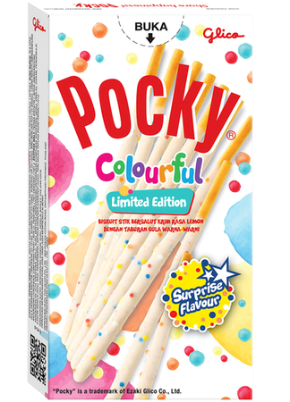 Paluszki Pocky Colourful Limited Edtition 36g - Glico