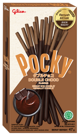 Paluszki Pocky Double Choco 39g - Glico