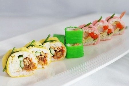 Papier sojowy do sushi różowy, 20 arkuszy 88g - Daichi