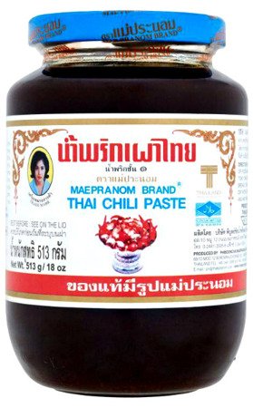 Pasta Nam Prik Pao, chili z krewetkami 513g - Mae Pranom