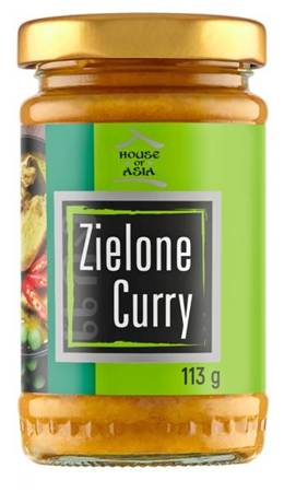 Pasta curry zielona 113g - House of Asia