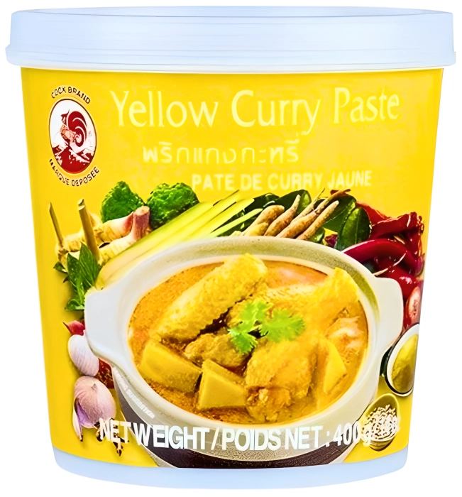 Pasta curry żółta 400g - Cock Brand