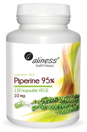 Piperine (Piperyna) 95% 10 mg - 120 kapsułek