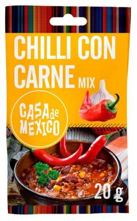Przyprawa chilli con carne 20g - Casa de Mexico