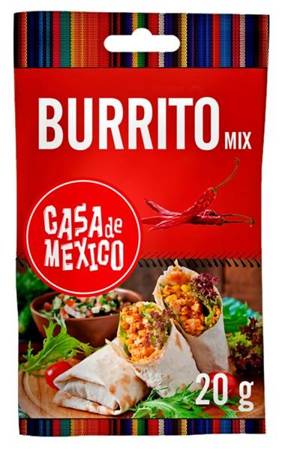 Przyprawa do burrito 20g - Casa de Mexico