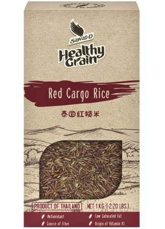 Ryż czerwony Cargo 1kg - Sawat-D Healthy Grain