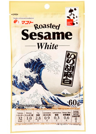 Sezam biały prażony Ukiyo-e 60g - Goma Makoto