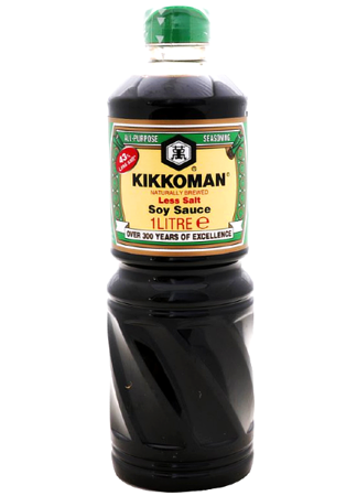 Sos sojowy o zmniejszonej zawartości soli 975ml - Kikkoman