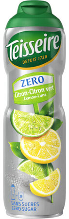 Syrop koncentrat cytryna i limonka Zero cukru 600ml - Teisseire