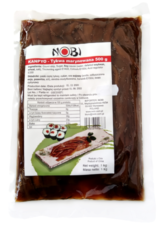 Tykwa Kanpyō w zalewie karmelowej 1kg - Nobi