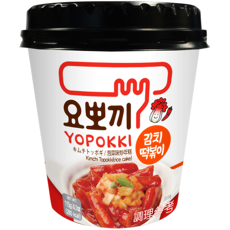 Yopokki, kluski ryżowe w pikantnym sosie kimchi 115g - Young Poong