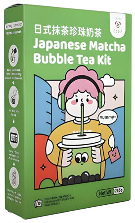 Zestaw do Bubble Tea Matcha 255g - Tokimeki