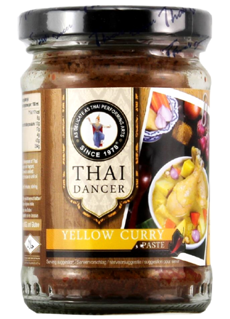 Żółta pasta curry 227g - Thai Dancer