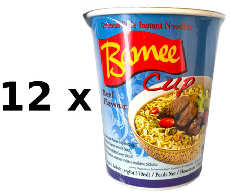 Zupa instant o smaku wołowiny 12 x 60g - Bamee